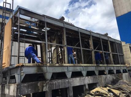 冷卻塔填料如何換？